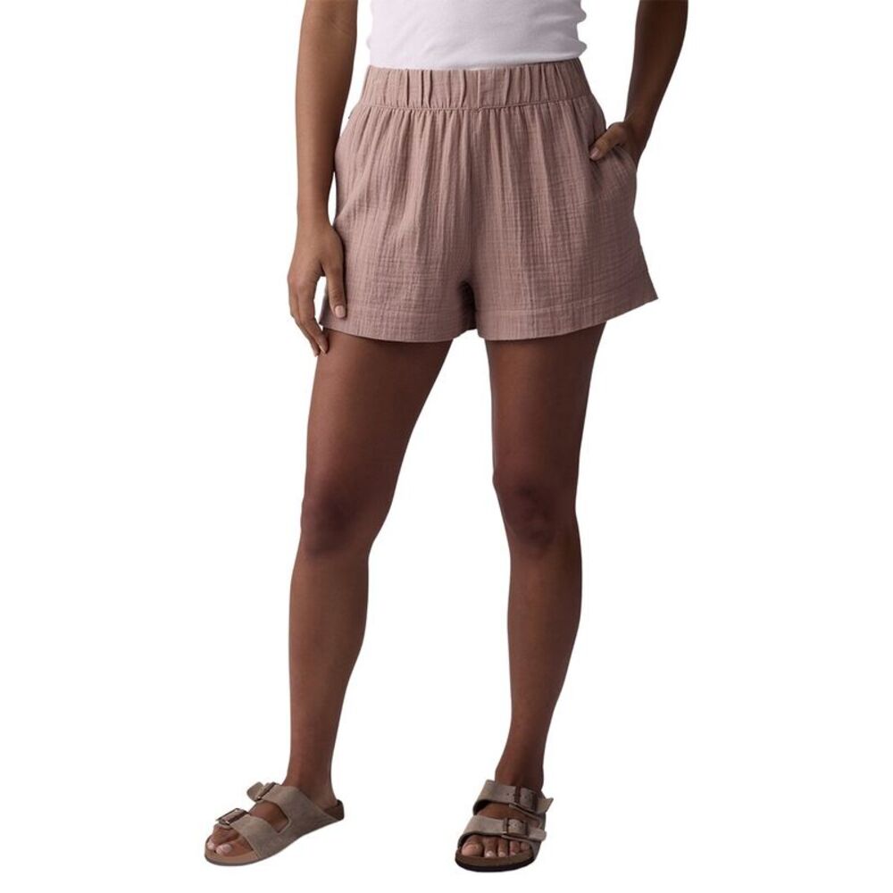 The Normal Brand Womens  Kalo Weekender Shorts, Brown